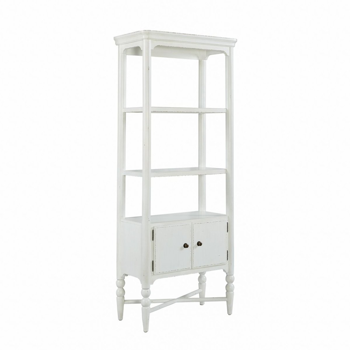 Turnberry Park - Etagere - Washed White Etageres by Liberty Furniture - Walls Furniture & Mattress
