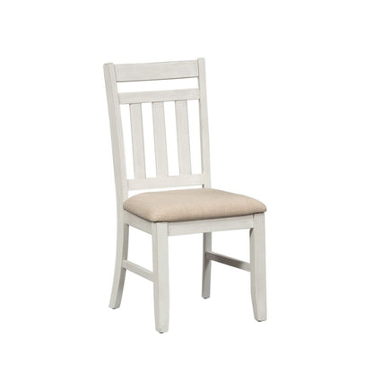 Summerville - Slat Back Side Chair - White Side Chairs by Liberty Furniture - Walls Furniture & Mattress