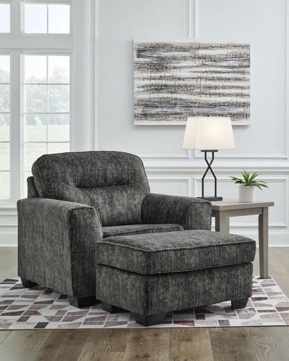 Lonoke - Chair And A Half, Ottoman Stationary Chair & Ottoman by Signature Design by Ashley® - Walls Furniture & Mattress