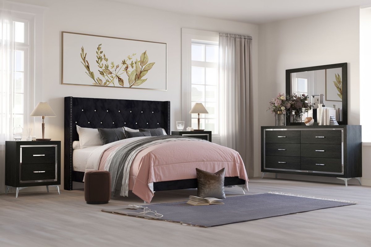 Huxley - Bedroom Set 4 Piece Bedroom Sets by New Classic - Walls Furniture & Mattress