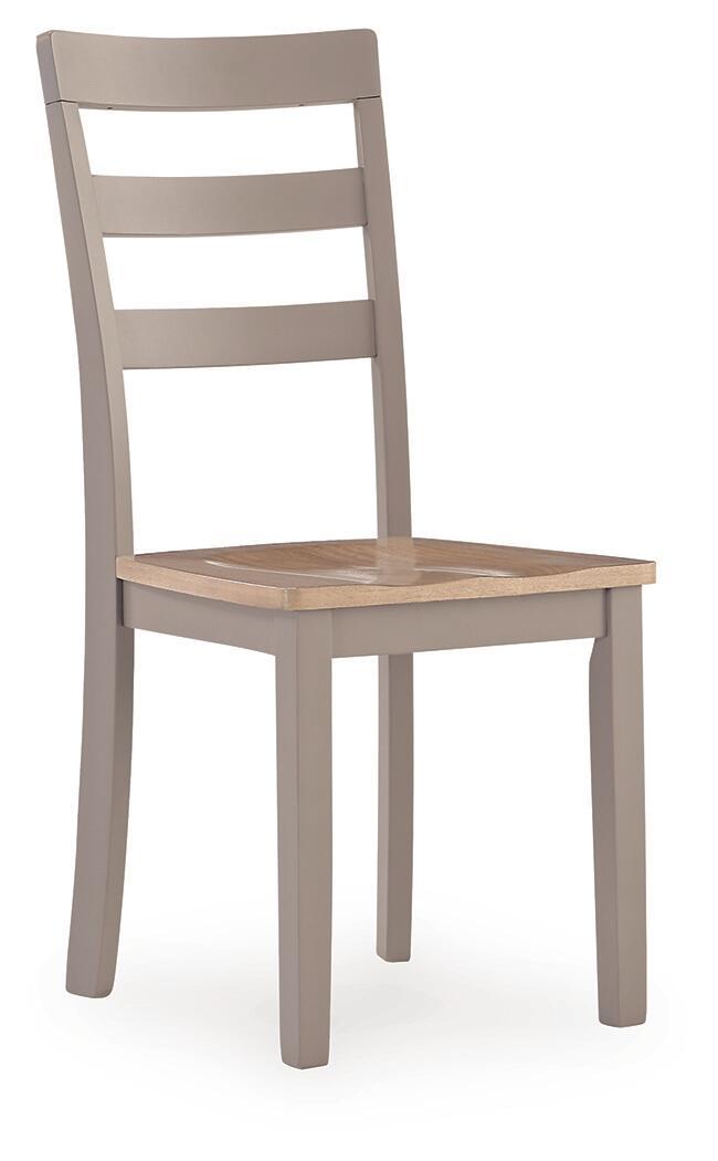 Harperfeld - Dining Room Side Chair (Set of 2) - Natural / Gray Chair Sets by Signature Design by Ashley® - Walls Furniture & Mattress