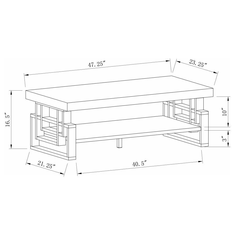 Schmitt - Rectangular Table End Tables by CoasterEssence - Walls Furniture & Mattress