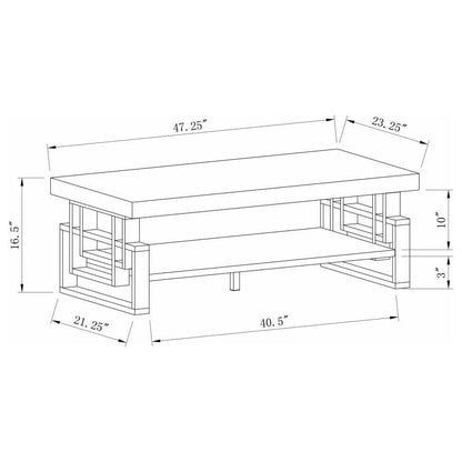 Schmitt - Rectangular Table End Tables by CoasterEssence - Walls Furniture & Mattress