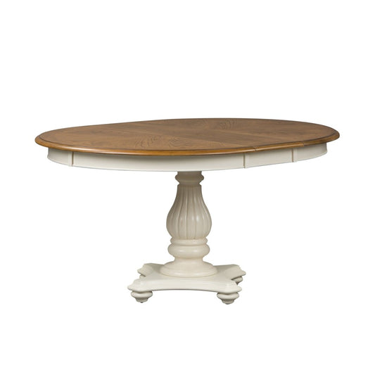 Cumberland Creek - Pedestal Table Set - White Dining Tables by Liberty Furniture - Walls Furniture & Mattress