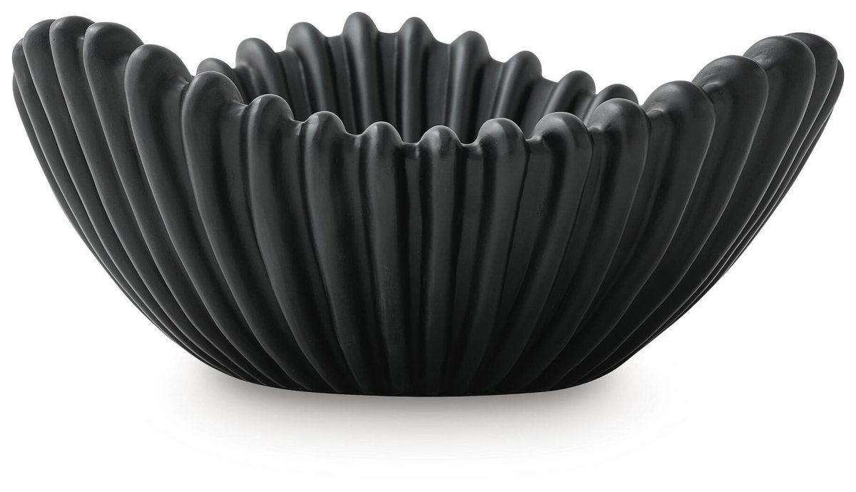 Browman - Bowl - Black Plates & Bowls by Signature Design by Ashley® - Walls Furniture & Mattress