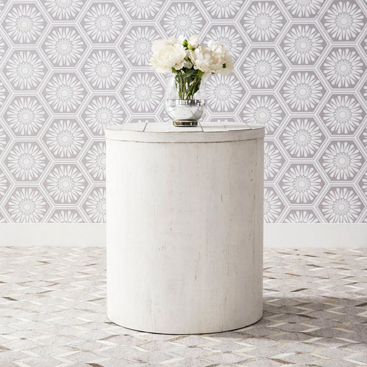 Modern Farmhouse - Drum End Table End Tables by Liberty Furniture - Walls Furniture & Mattress