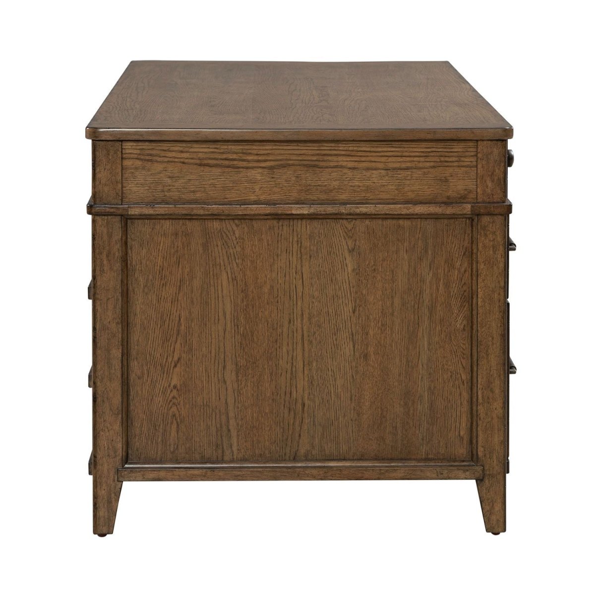 Carolina Park - Jr Executive Desk - Brown Executive Desks by Liberty Furniture - Walls Furniture & Mattress