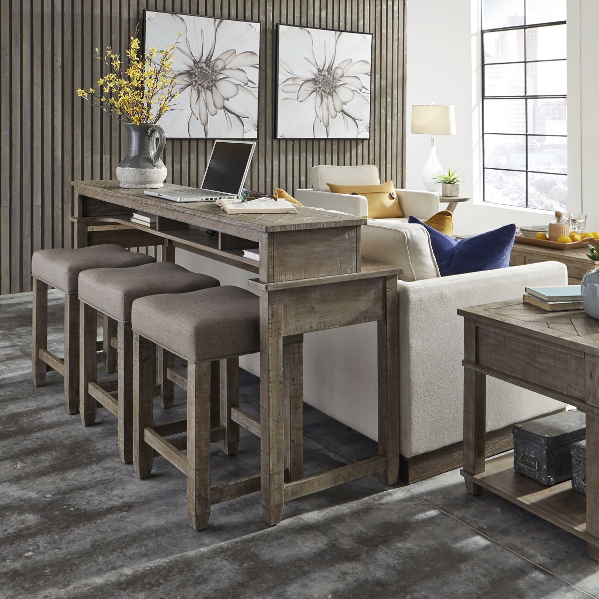 Parkland Falls - Console Bar Table - Light Brown Console Tables by Liberty Furniture - Walls Furniture & Mattress