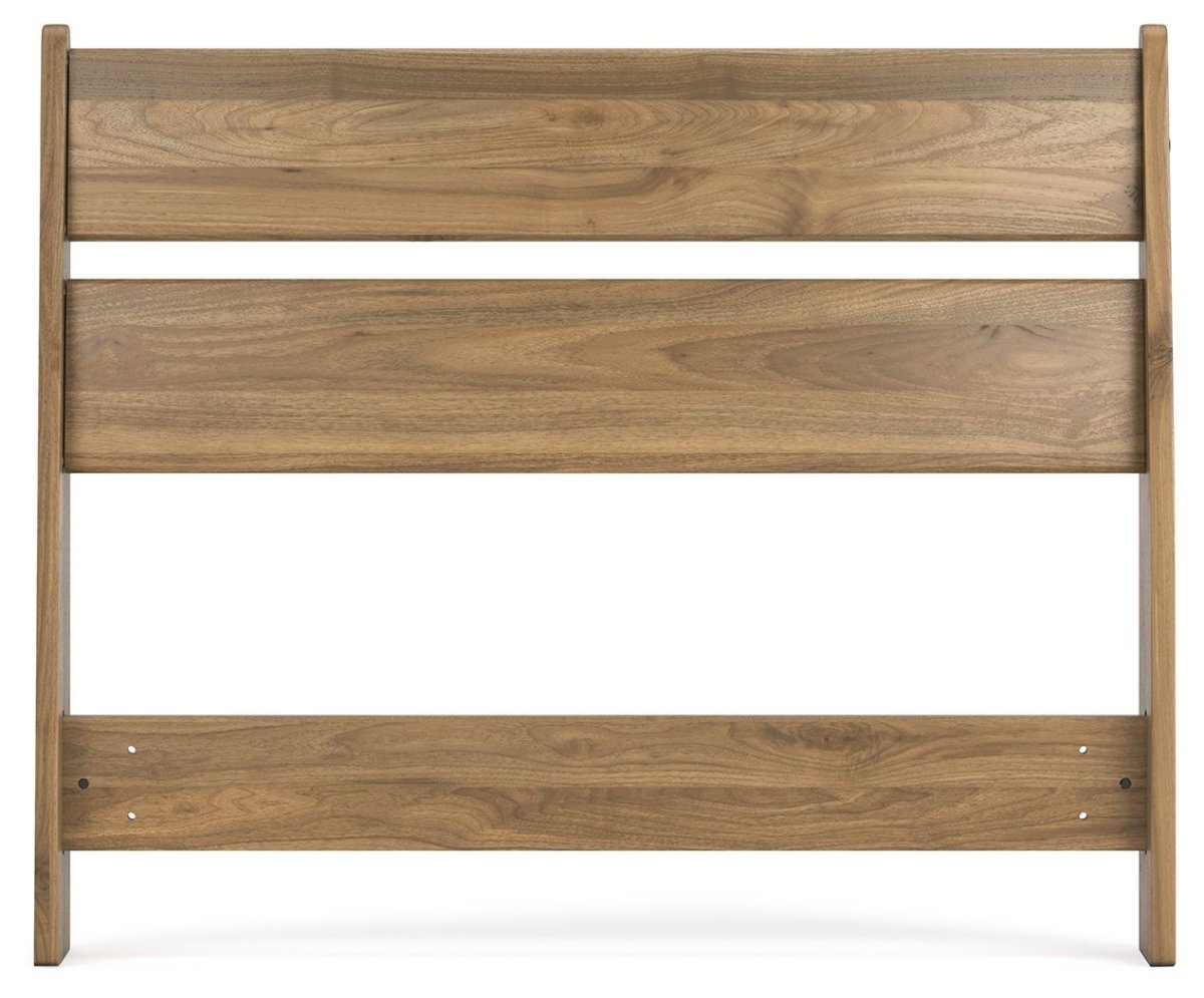 Deanlow - Twin Panel Headboard - Honey Panel Headboards by Signature Design by Ashley® - Walls Furniture & Mattress