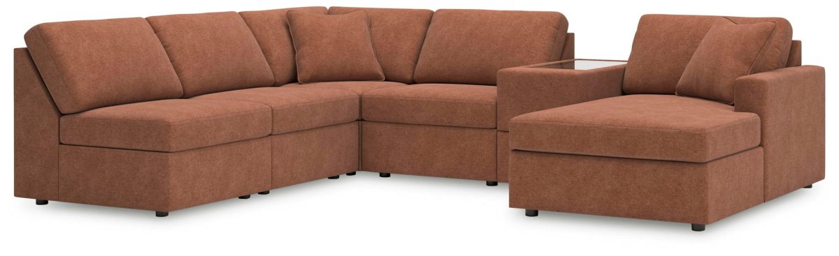 Modmax - Sectional - Spice Stationary Sectionals by Signature Design by Ashley® - Walls Furniture & Mattress