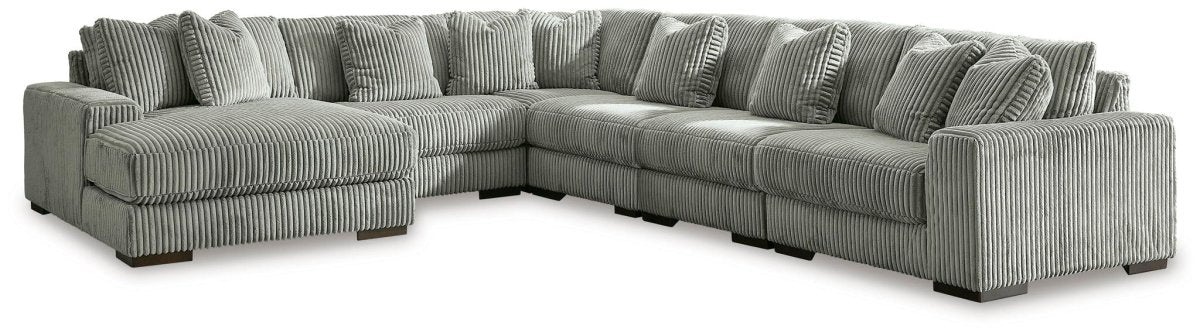 Lindyn - Sectional Stationary Sectionals by Signature Design by Ashley® - Walls Furniture & Mattress