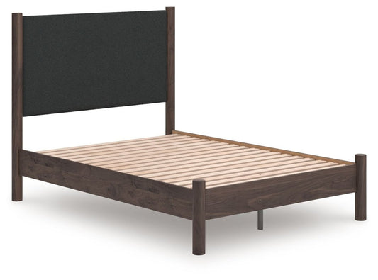 Pamytta - Upholstered Panel Platform Bed Upholstered Beds by Signature Design by Ashley® - Walls Furniture & Mattress