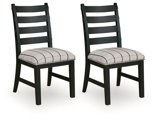 Ridgester - Dining Upholstered Side Chair (Set of 2) Chair Sets by Benchcraft® - Walls Furniture & Mattress