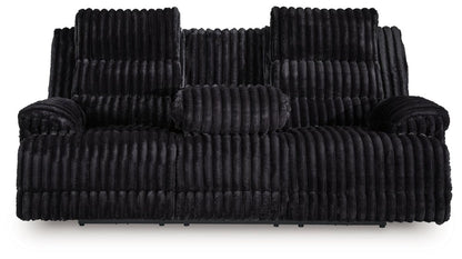 Rhine Falls - Reclining Power Sofa With Drop Down Table - Onyx Reclining Sofas by Signature Design by Ashley® - Walls Furniture & Mattress