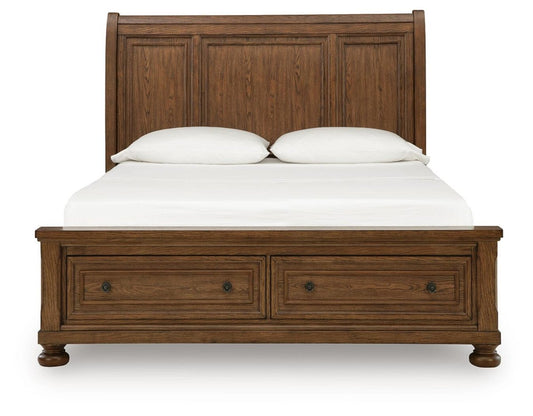 Zackaryn - Sleigh Storage Bed Storage Beds by Signature Design by Ashley® - Walls Furniture & Mattress