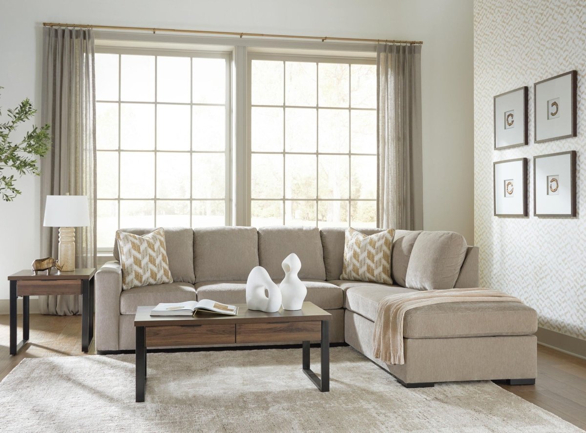 Bridgepoint - Sectional Stationary Sectionals by Signature Design by Ashley® - Walls Furniture & Mattress