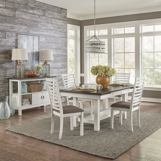 Brook Bay - Trestle Table Set 5 Piece Dining Room Sets by Liberty Furniture - Walls Furniture & Mattress