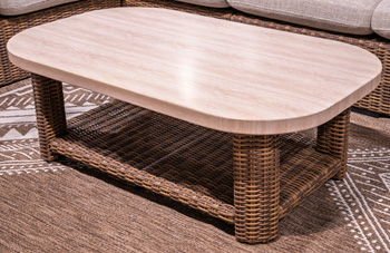 Dolan Creek - Beige / Brown - Rectangular Cocktail Table Coffee Tables by Signature Design by Ashley® - Walls Furniture & Mattress