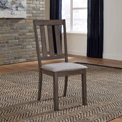 Tanners Creek - Slat Back Side Chair - Dark Gray Side Chairs by Liberty Furniture - Walls Furniture & Mattress