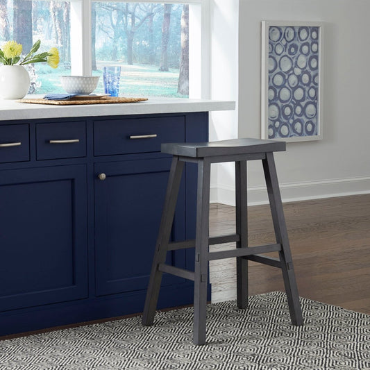 Creations II - 30" Sawhorse Stool Bar Height (28" - 30") by Liberty Furniture - Walls Furniture & Mattress