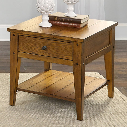 Lake House - End Table End Tables by Liberty Furniture - Walls Furniture & Mattress