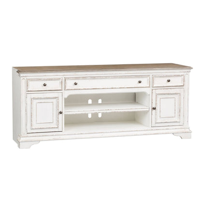 Magnolia Manor - Entertainment TV Stand - White TV Stands by Liberty Furniture - Walls Furniture & Mattress