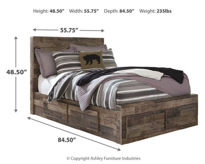 Derekson - Panel Bed Storage Beds by Benchcraft® - Walls Furniture & Mattress