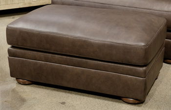 Carriage Point - Ottoman - Hickory Upholstered Ottomans by Signature Design by Ashley® - Walls Furniture & Mattress