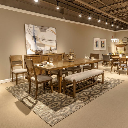 Harmony - Trestle Table Set 5 Piece Dining Room Sets by Liberty Furniture - Walls Furniture & Mattress