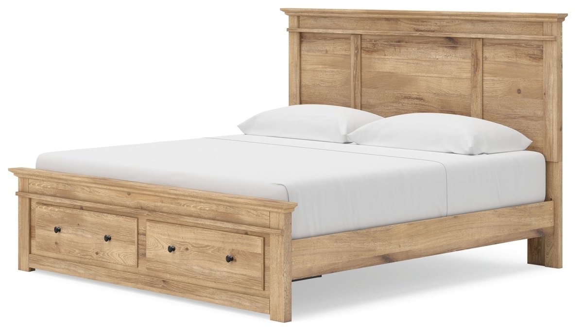 Makidern - Panel Storage Bed With Under Bed Storage Unit And Storage Footboard Storage Beds by Signature Design by Ashley® - Walls Furniture & Mattress