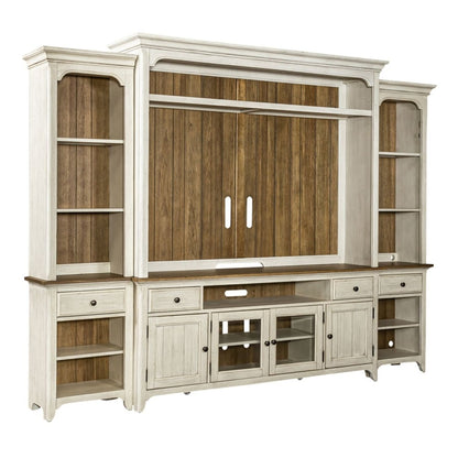 Farmhouse Reimagined - Entertainment Center Entertainment Centers by Liberty Furniture - Walls Furniture & Mattress