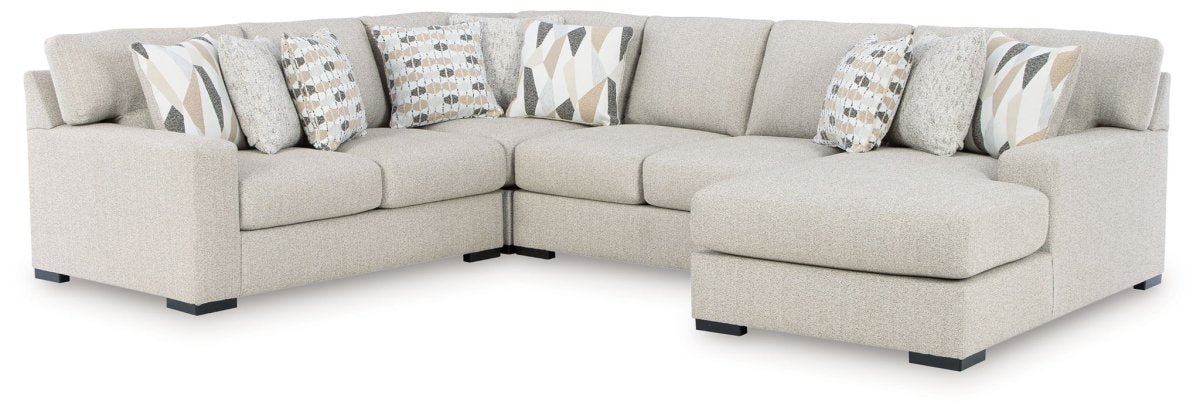 LaureLGrove - Sectional Stationary Sectionals by Benchcraft® - Walls Furniture & Mattress