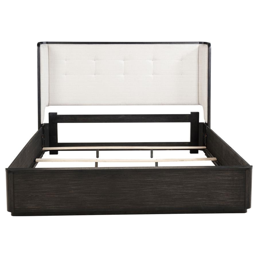 Leandro - Wingback Bed Upholstered Beds by Coaster Fine Furniture - Walls Furniture & Mattress