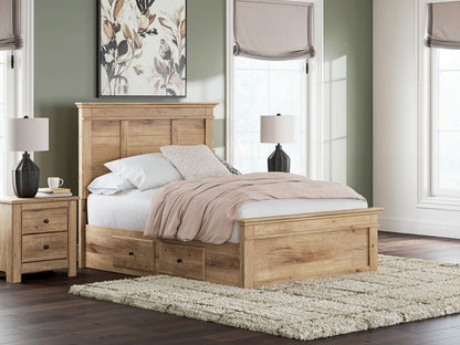 Makidern - Panel Storage Bed With 2 Under Bed Storage Units Storage Beds by Signature Design by Ashley® - Walls Furniture & Mattress