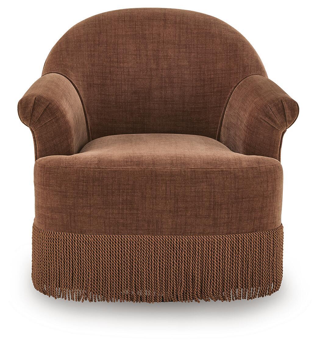 Jeanwell - Swivel Accent Chair - Clay Swivel Chairs by Signature Design by Ashley® - Walls Furniture & Mattress