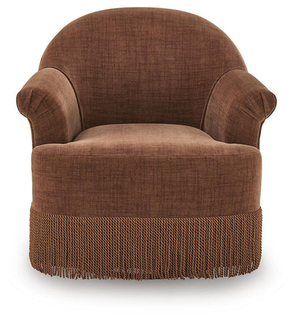 Jeanwell - Swivel Accent Chair - Clay Swivel Chairs by Signature Design by Ashley® - Walls Furniture & Mattress
