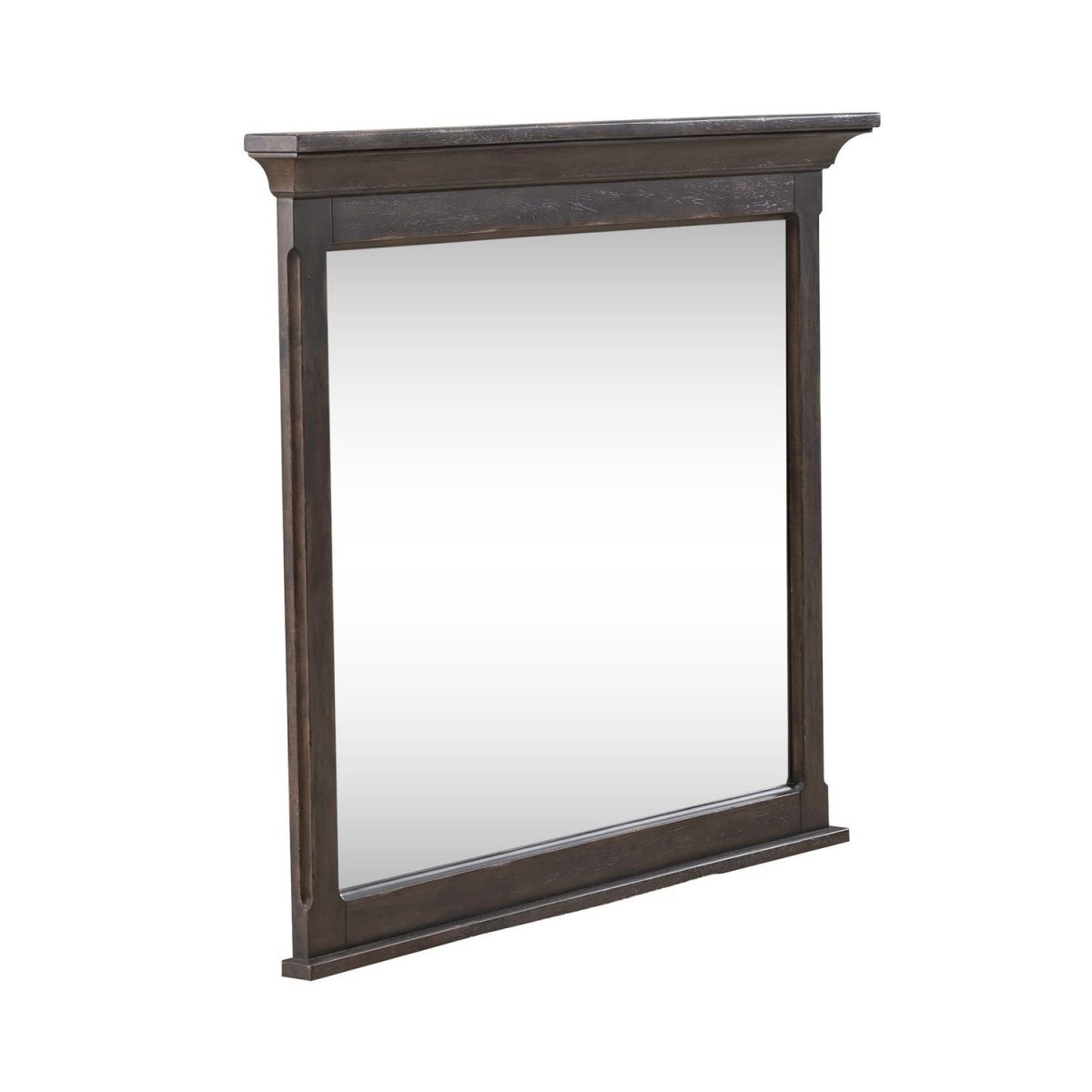 Paradise Valley - Landscape Mirror - Dark Brown