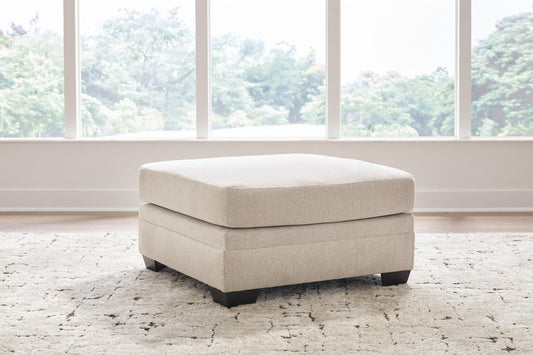 Mandi Point - Oversized Accent Ottoman - Marble Accent Ottomans by Benchcraft® - Walls Furniture & Mattress