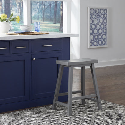 Creations II - 24" Sawhorse Counter Stool Counter Height (24" - 27") by Liberty Furniture - Walls Furniture & Mattress