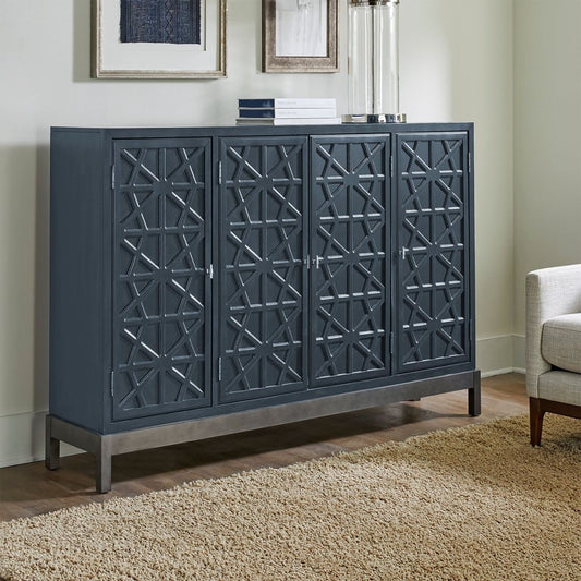 Braxton - Accent Cabinet - Azure Blue Accent Cabinets by Liberty Furniture - Walls Furniture & Mattress