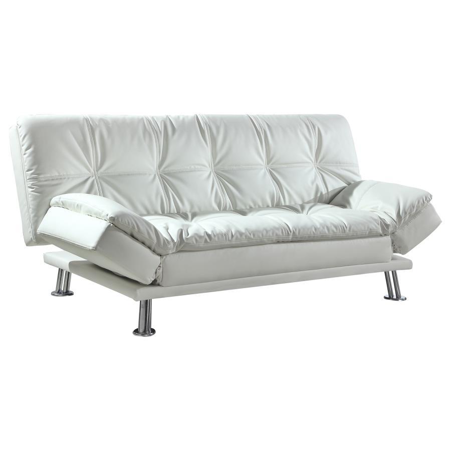 Dilleston - Upholstered Tufted Convertible Sofa Bed Futon Sofas by CoasterEssence - Walls Furniture & Mattress