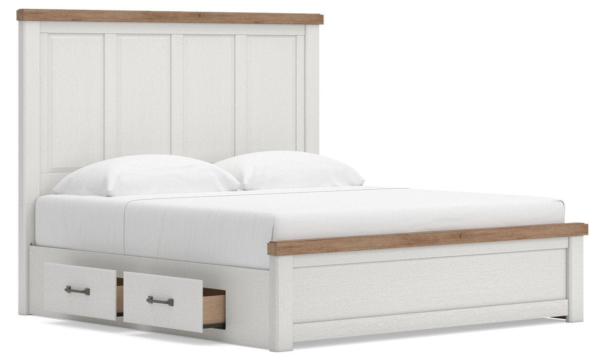 Savonport - Panel Storage Bed Storage Beds by Signature Design by Ashley® - Walls Furniture & Mattress
