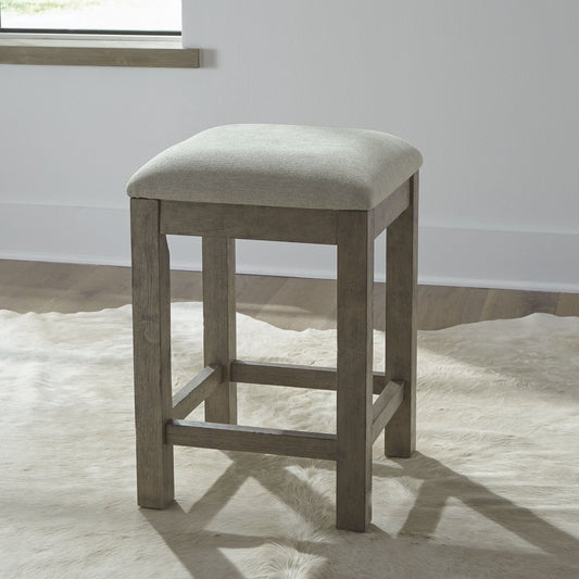 Bartlett Field - Upholstered Console Stool Counter Height (24" - 27") by Liberty Furniture - Walls Furniture & Mattress