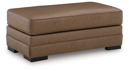 VillaCourt - Caramel - Ottoman Upholstered Ottomans by Benchcraft® - Walls Furniture & Mattress