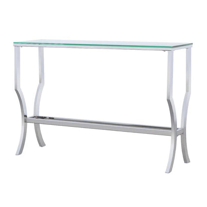 Saide - Rectangular Glass Top Table End Tables by CoasterEssence - Walls Furniture & Mattress
