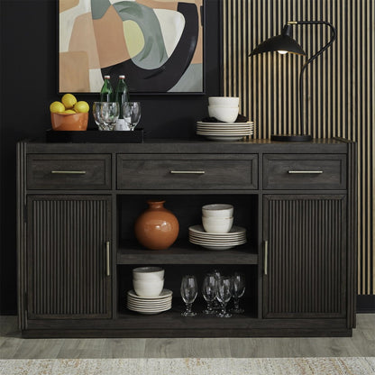 Modern Edge - Server - Caffe Servers by Liberty Furniture - Walls Furniture & Mattress