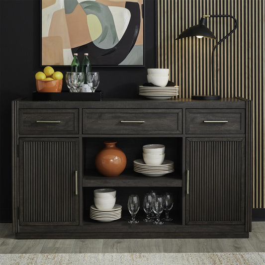 Modern Edge - Server - Caffe Servers by Liberty Furniture - Walls Furniture & Mattress
