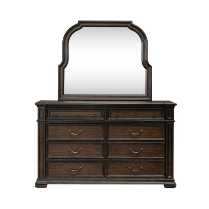Provence Park - Dresser & Mirror - Brown Dresser & Mirror by Liberty Furniture - Walls Furniture & Mattress