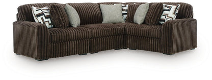 Midnight - Madness - Sectional Stationary Sectionals by Signature Design by Ashley® - Walls Furniture & Mattress
