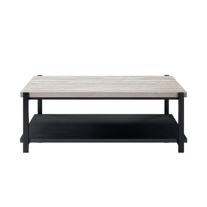 Linea - 3 Piece Occasional Set (1 Coffee & 2 End Tables) - Light Gray Table Sets by New Classic - Walls Furniture & Mattress